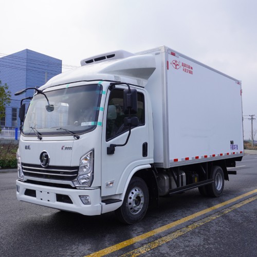 陕汽德龙4.2米冷藏车 21.米货箱不超重 厂家直供可分期
