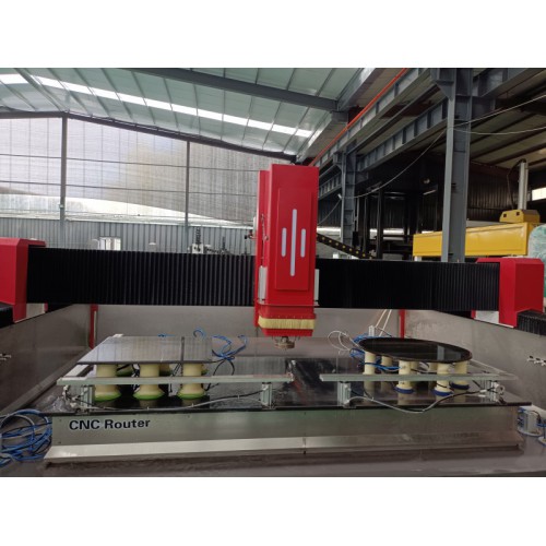 数控CNC异型岩板玻璃磨边磨边机 岩板玻璃家装台面 赫宸