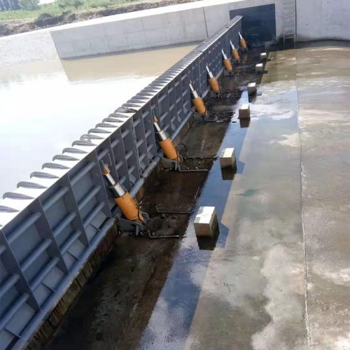 水坝 平面闸门 钢板坝液压升降坝 合页坝厂家