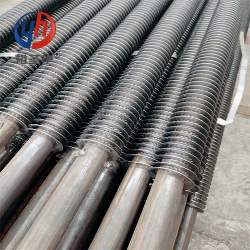 dn125-140(5寸)钢厂用戴面罩翅片管散热器