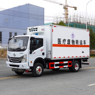国六4.2米医疗废物转运车 蓝牌东风多利卡D6