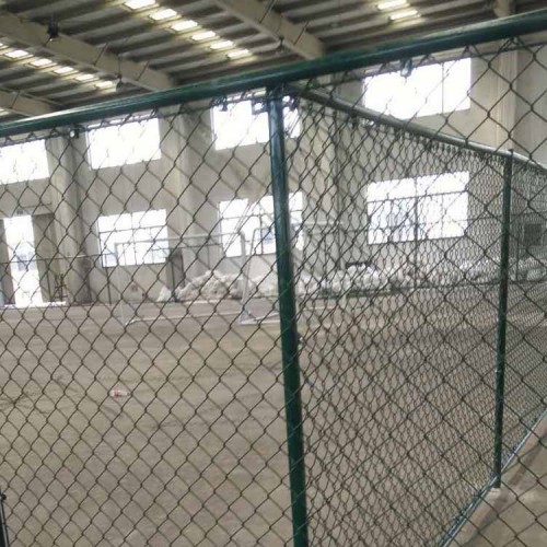 墨绿色网球场围网 5公分体育场勾花网