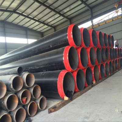 热水输送聚氨酯直埋保温钢管 供热管道一次网埋保温钢管