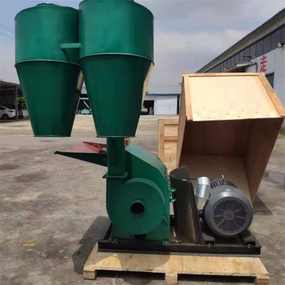 打草粉粉碎机 锤片式饲料粉碎机 出料快防尘环保