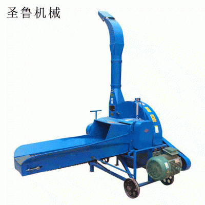 青贮铡草机 干湿两用自动链条进料 高喷铡草机