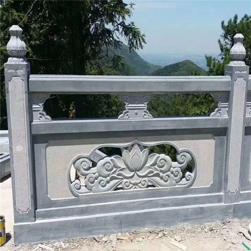 景区石栏杆，青石栏杆，石雕石栏杆