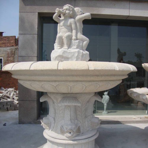 石雕喷泉、酒店门口石雕雕塑