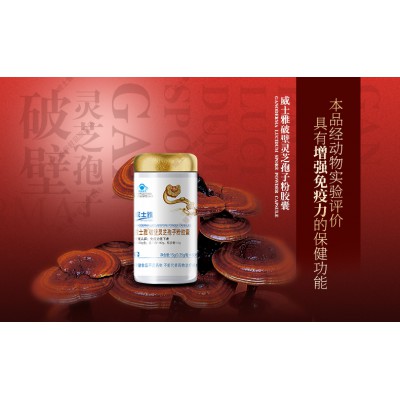 破壁灵芝孢子粉胶囊贴牌 代加工