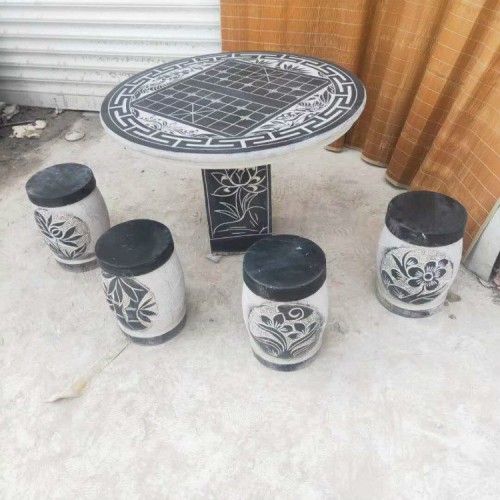 石雕桌子、石雕工艺品、仿古石雕桌凳