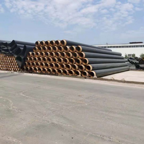 高密度聚乙烯塑料外护聚氨酯泡沫预制直埋保温管价格 保温管价格