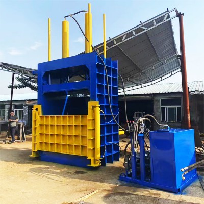 立式液压打包机 半自助立式液压打包机