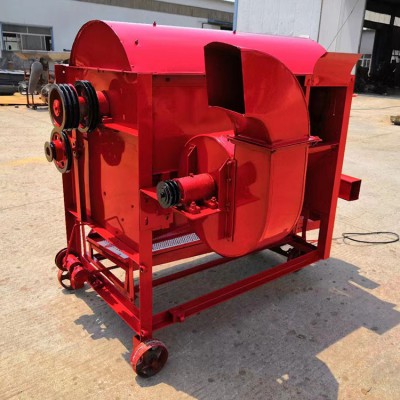 家用麦子脱粒机 125高粱黄豆脱粒机 三风机四清玉米脱粒机