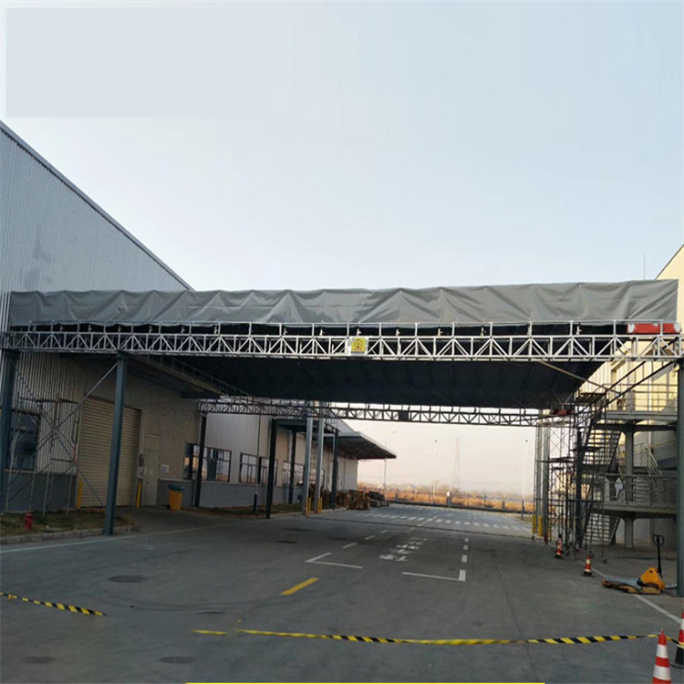 厂房通道电动棚