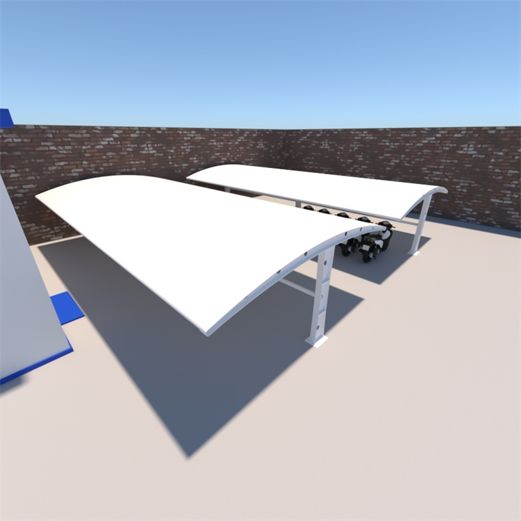 膜结构停车棚 (4)