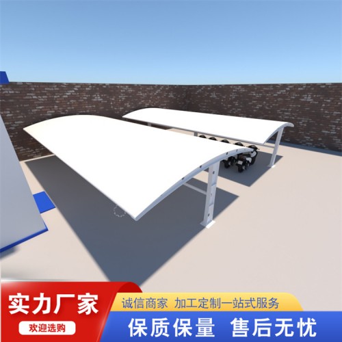 膜结构停车棚 膜结构停车雨棚