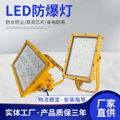 LED防爆投光灯 方形大功率100W 泛光工作照明灯