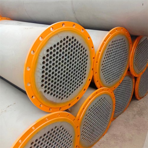 二手不锈钢螺旋板换热器钛材 列管冷凝器