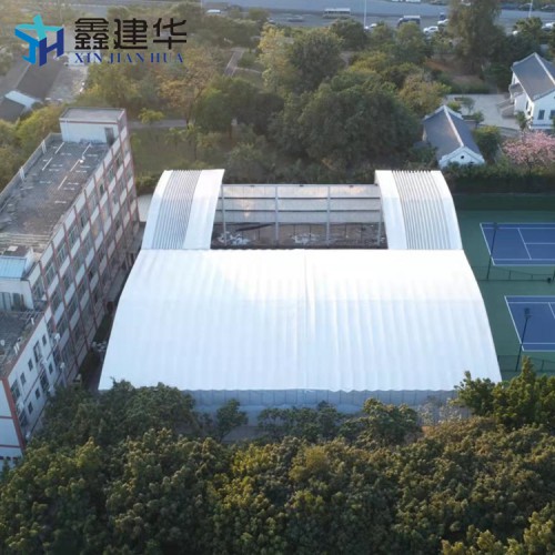 工厂电动推拉棚仓库活动篷移篷户外篮球场收缩折叠遮阳篷