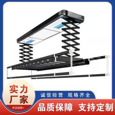 德成智龙电动晾衣架0822-2遥控照明风干消毒