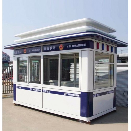 合肥岗亭厂家 安徽岗亭批发 圆弧形岗亭 异形岗亭 雕花板岗亭