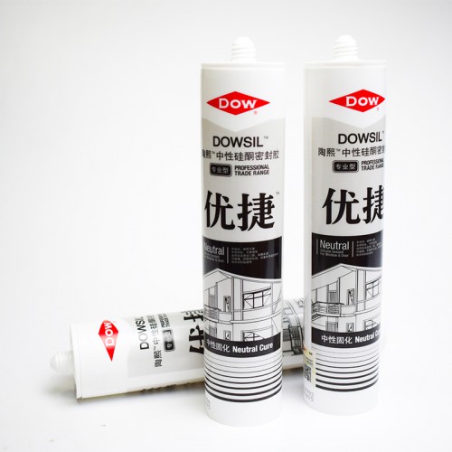 道康宁优捷中性硅酮密封胶建筑门窗正品陶熙玻璃胶透明、黑色