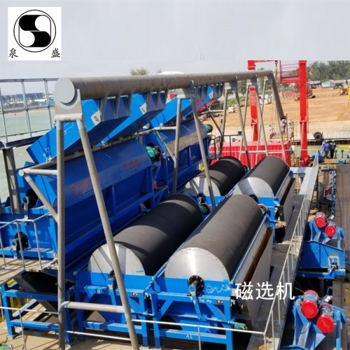 提品位永磁湿式磁选机 矿浆选铁磁选机 磁铁矿磁选机