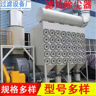 脉冲式滤筒除尘器 工业中央除尘收尘 斜插式滤芯