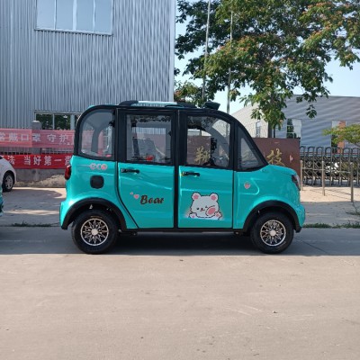 新能源电动四轮汽车 低速电瓶车 接娃代步车