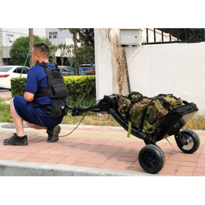 中联单兵越野助力牵引车 替代人力负重60kg