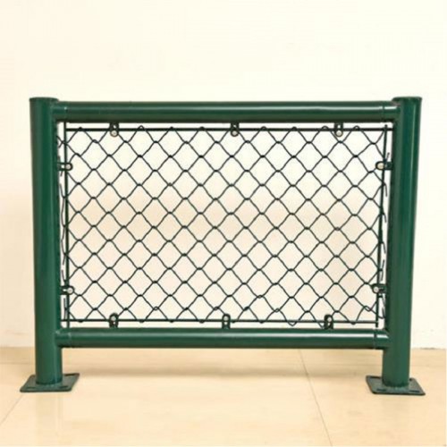 绿色勾花网 环华球场护栏网包塑铁丝网