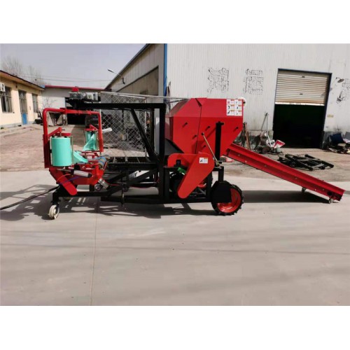 青储饲料裹包机 青贮打捆包膜机