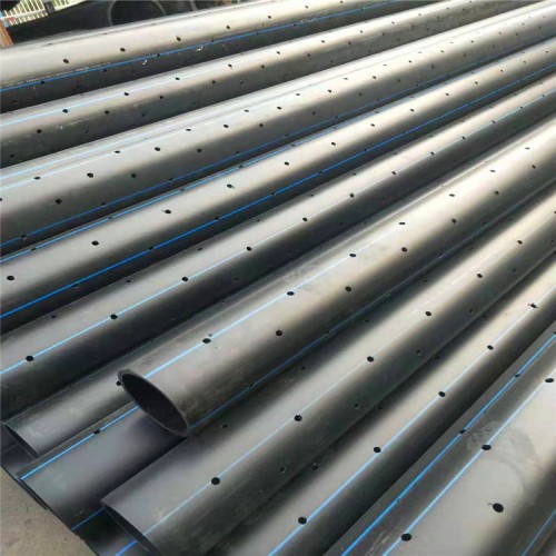 雨水收集用PE集水管 pe渗透管160 孔位可定制加工