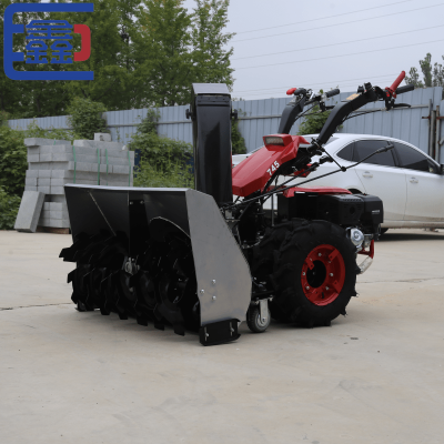 齿轮式扫雪机除雪机 小型手扶式除雪机 滚刷式扫雪机