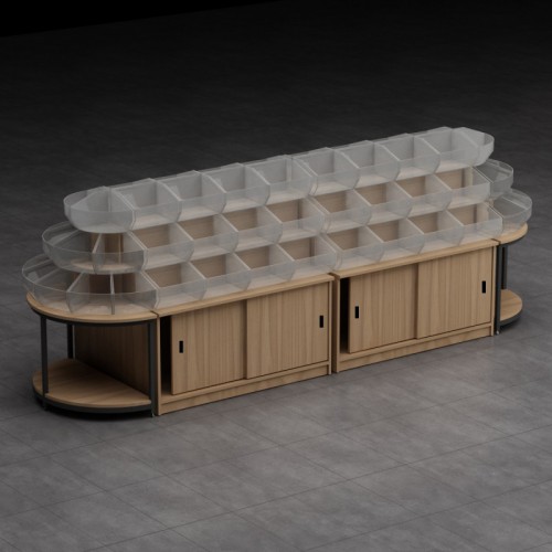 零食三层流水台