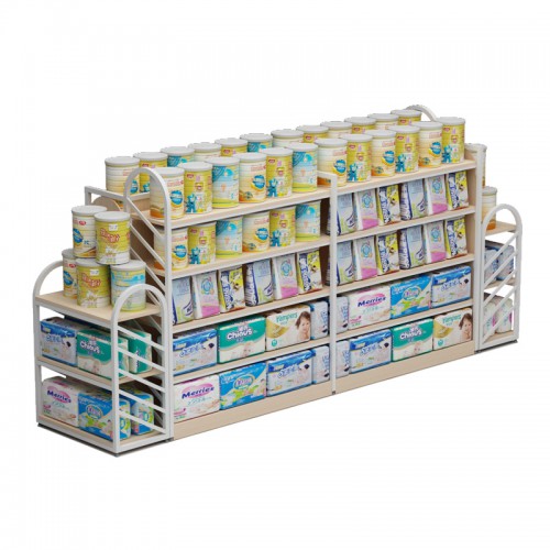 母婴店奶粉架
