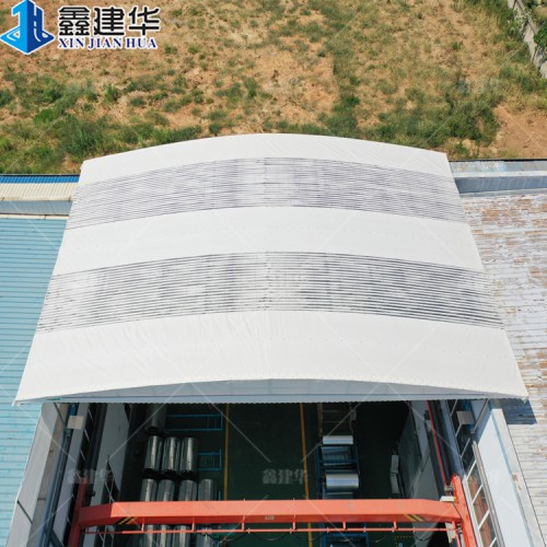 厂房消防通道电动雨棚 户外膜结构充电桩车棚