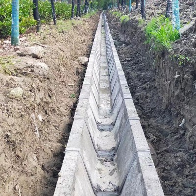 U型槽 水泥砌筑材料  排水沟流水槽 预制排水沟