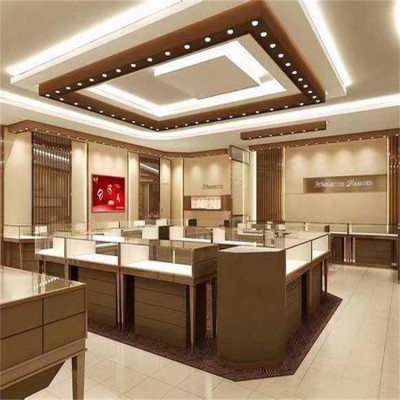 商场 街铺 展厅 珠宝展柜 360度全面展览