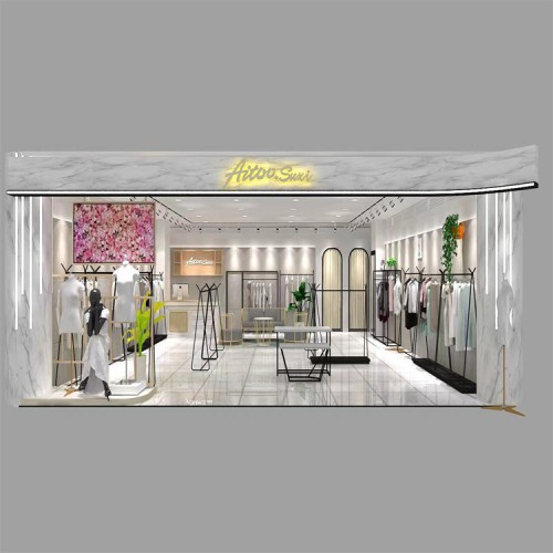 国方木业 女装展柜 商场服装展示柜