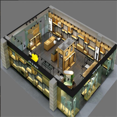 多功能服装展柜 木质烤漆展示架 商场柜台设计定制