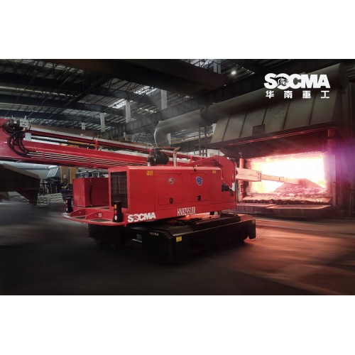 扒渣车生产厂家-熔炼炉伸缩臂式HNBZ型号扒渣车