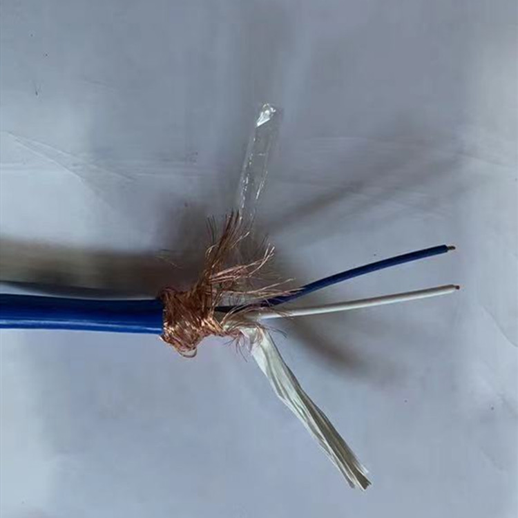 矿用通信铜丝编织屏蔽电缆