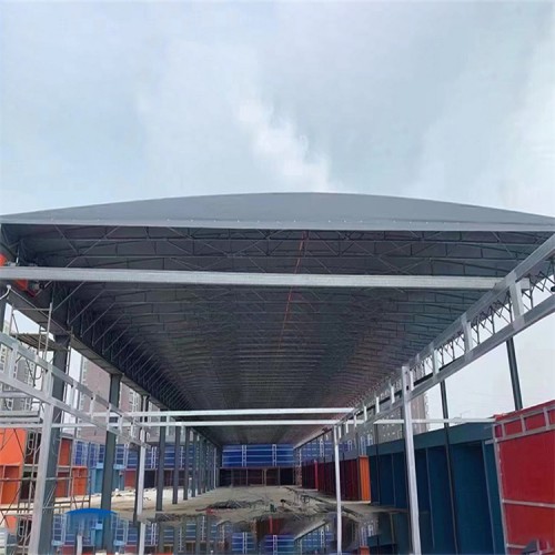 济南定做大型电动雨棚 仓储活动棚厂家直销