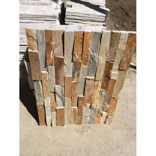 黄木纹文化石 黄木纹碎拼 黄木纹冰裂纹 黄木纹片石