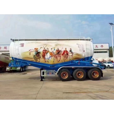 半挂车 粉粒罐式水泥半挂车