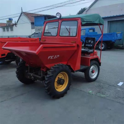 柴油前卸式翻斗车 大马力工程液压自卸车 四轮蹦蹦车