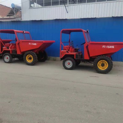 厂家直销 柴油农用运输车 矿用加强车架车厢车 柴油翻斗车