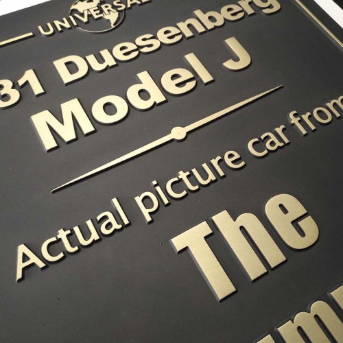 会所连锁店户外广告招牌黄铜铝浮雕复古三维立体雕刻多少钱