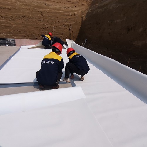 地下基坑非沥青基高分子自粘胶膜(预铺P型) TPO防水卷材