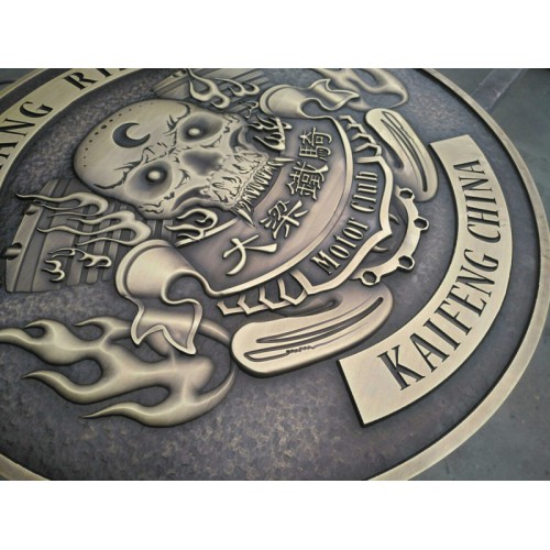 景区圆形彩色井盖门口装饰井盖 街道井盖窨井盖铸造多少钱